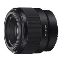 Sony FE 50mm F1.8 (SEL50F18F) Manual Del Usuario