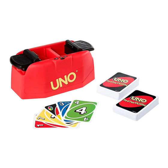 Mattel UNO SHOWDOWN GKC04-SP Manual De Instrucciones