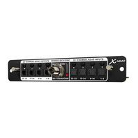 Behringer X-ADAT Guia De Inicio Rapido
