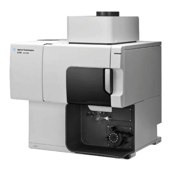 Agilent Technologies 5100 ICP-OES Manuales