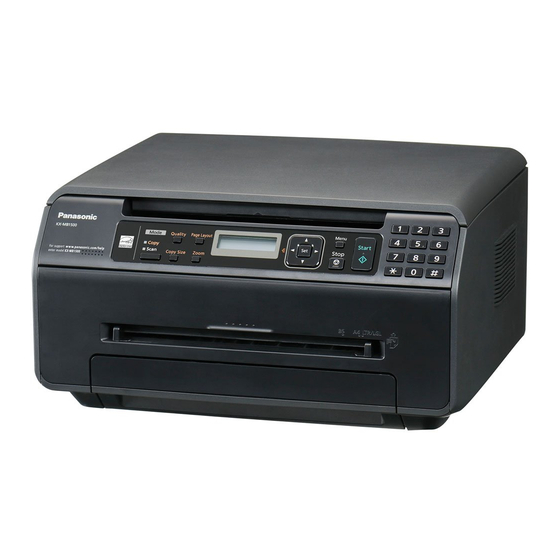Panasonic KX-MB1500 Instrucciones De Funcionamiento
