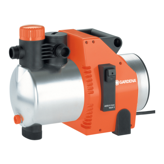 Gardena 4000/4 Inox Multi 3 Manual De Instrucciones