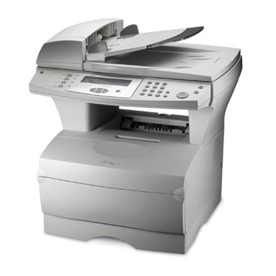 Lexmark X422 Manual De Instrucciones