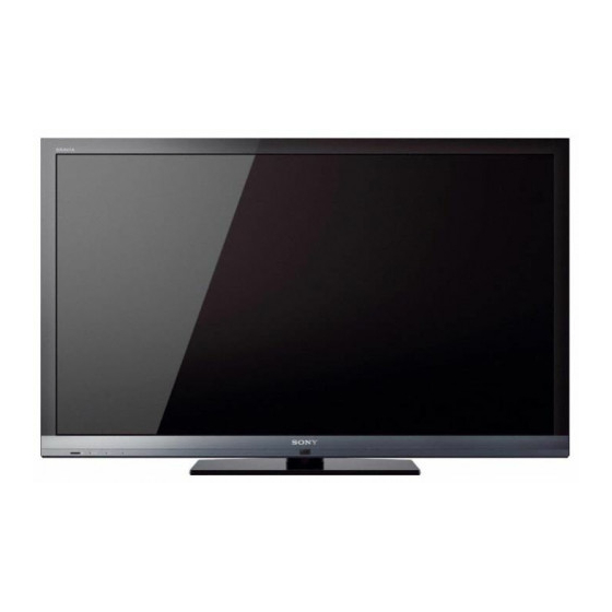 Sony Bravia KDL-55EX50 Serie Manual De Instrucciones