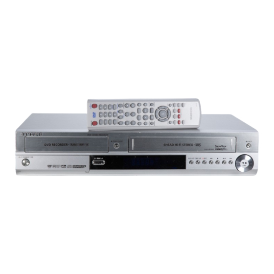 Samsung DVD-VR300 Manual De Instrucciones