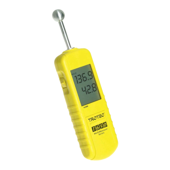 Trotec T600 Manual De Instrucciones