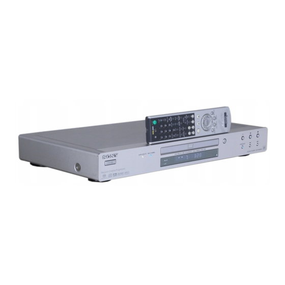 Sony DVP-NS955V Manual De Instrucciones