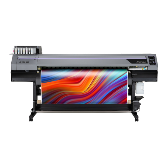 Mimaki Engineering JV100-160 Manual De Operación