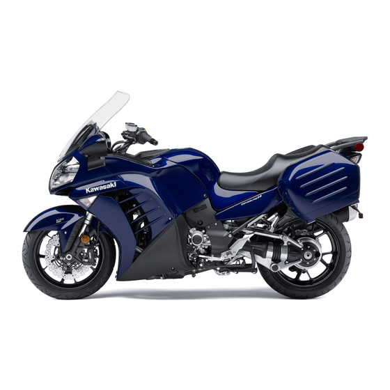 Kawasaki 1400 GTR ABS 2013 Manual Del Propietário