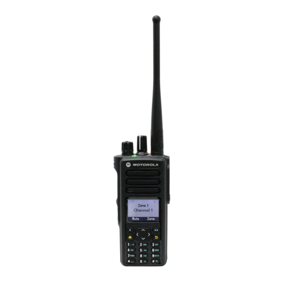 Motorola Solutions ASTRO APX 900 Serie Manuales