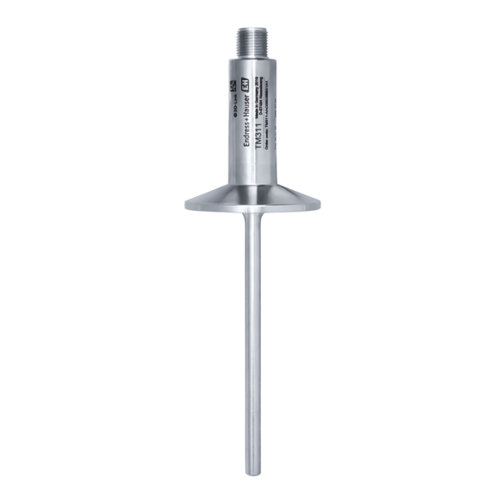 Endress+Hauser iTHERM CompactLine TM311 Manual De Instrucciones