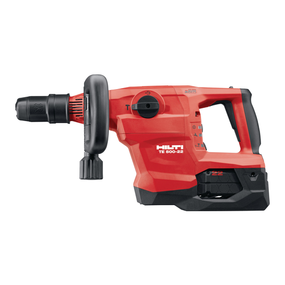 Hilti NURON TE 500-22 Manual De Instrucciones