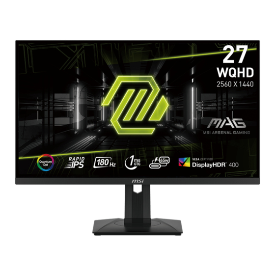 MSI MAG Serie Guía De Usuario