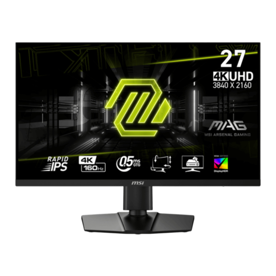 MSI MAG Serie Guía De Usuario