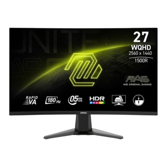 MSI MAG Serie Guía De Usuario