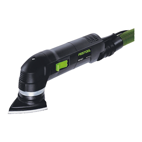 Festool DX 93 E Manual De Instrucciones