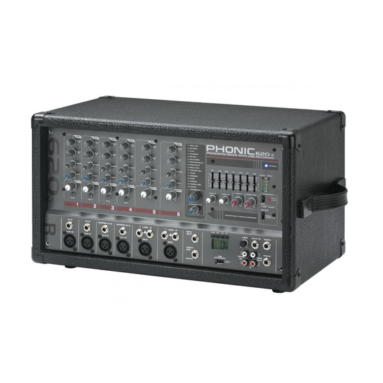 Phonic Powerpod 620 R Manual Del Usuario