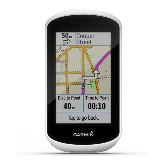 Garmin EDGE EXPLORE Manuales