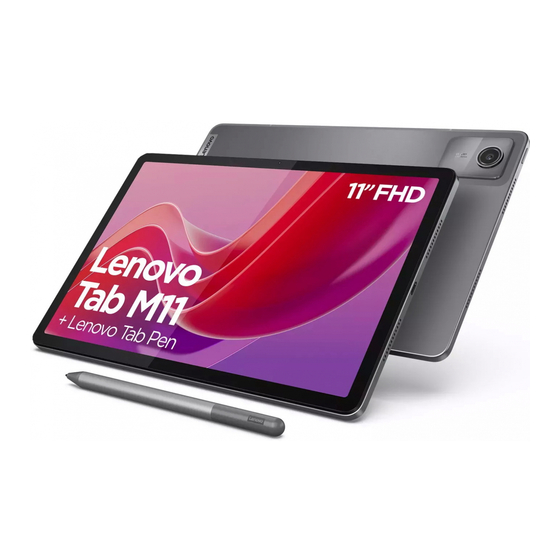 Lenovo Tab M11 TB330FU Guia Del Usuario