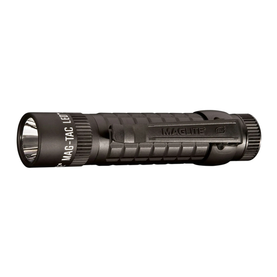 Maglite MAG-TAC SG2LRE6 Guia De Inicio Rapido