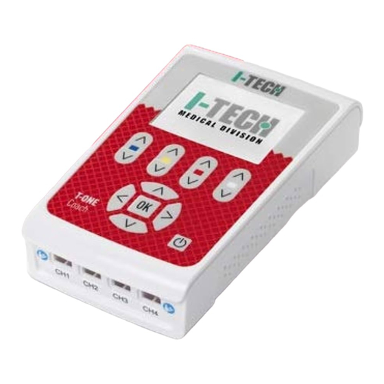I-Tech T-ONE COACH Manual De Instrucciones