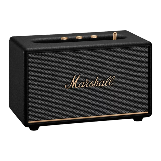 Marshall ACTON III Manuales