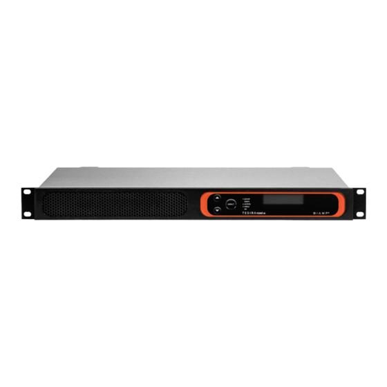 Biamp TesiraFORTE Operación Manual