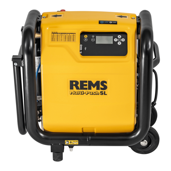 REMS Multi-Push SL Instrucciones De Servicio