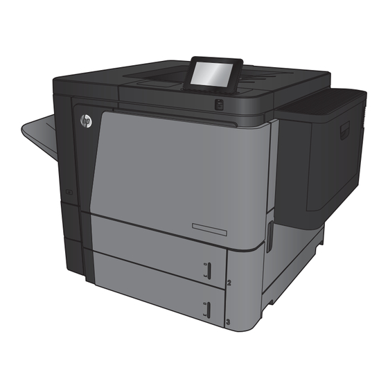 HP LASERJET ENTERPRISE M806 Serie Guia Del Usuario