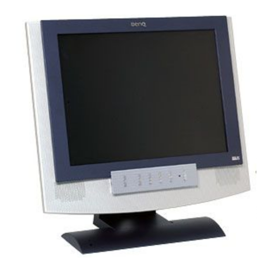 BenQ FP591 Manual Del Usuario