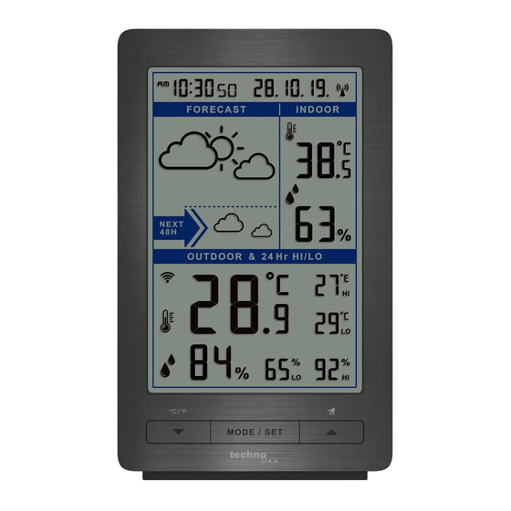 Technoline WS 9485 Manuales