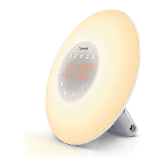 Philips Wake-up Light HF3508 Manuales