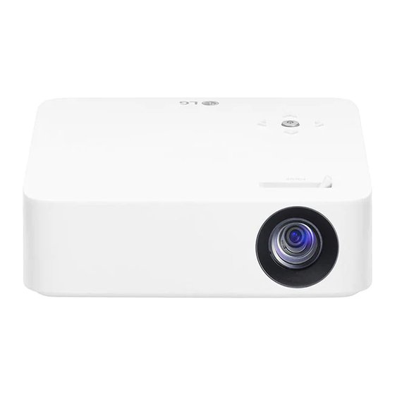 LG CineBeam PH30N Manuales