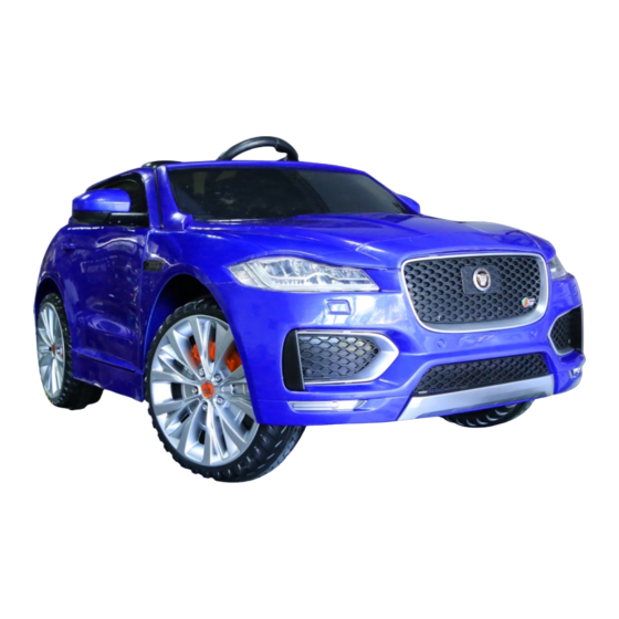 Pekecars JAGUAR F-PACE Manual De Instrucciones