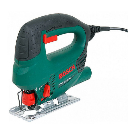 Bosch PST 750 PE Manual Original