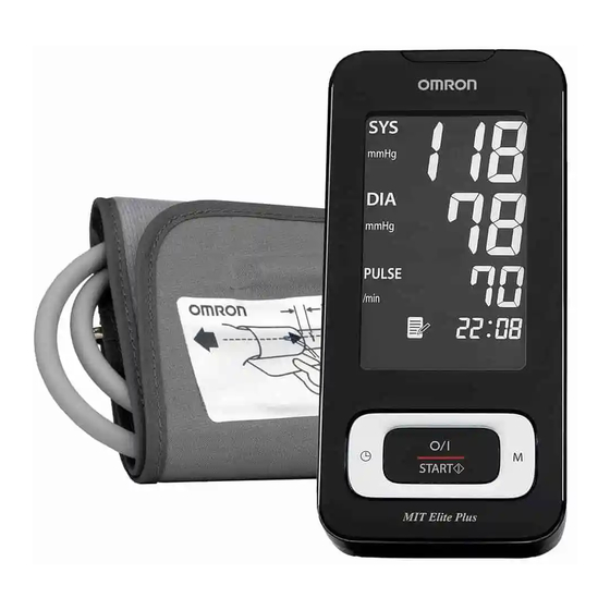 Omron MIT Elite Manual De Instrucciones