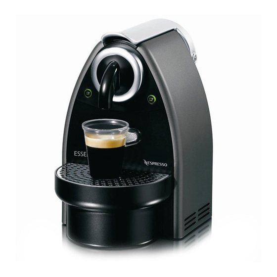 Nespresso ESSENZA C101 Manuales