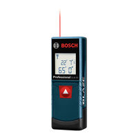 Bosch GLM 20 Instrucciones De Funcionamiento