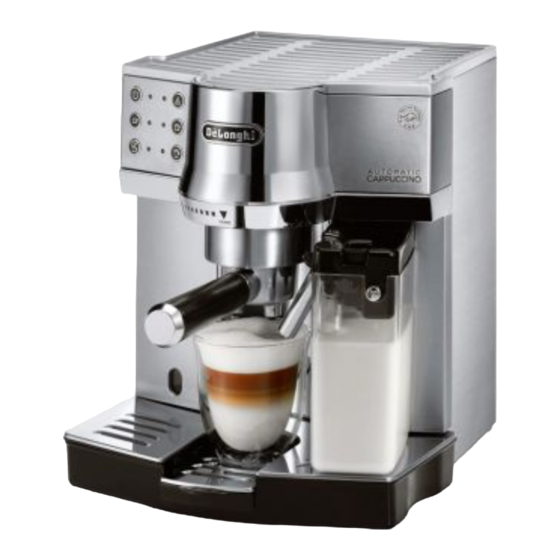 DeLonghi EC850 Manual Del Usuario