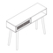 Muebles de Interior Alice's Home BOHEME IBOCONSOLE Instrucciones De Montaje