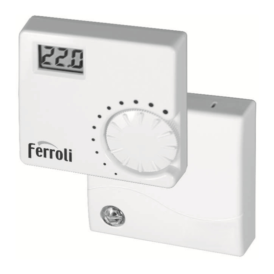 Ferroli FER 8RF Manual De Instalacion Y Uso