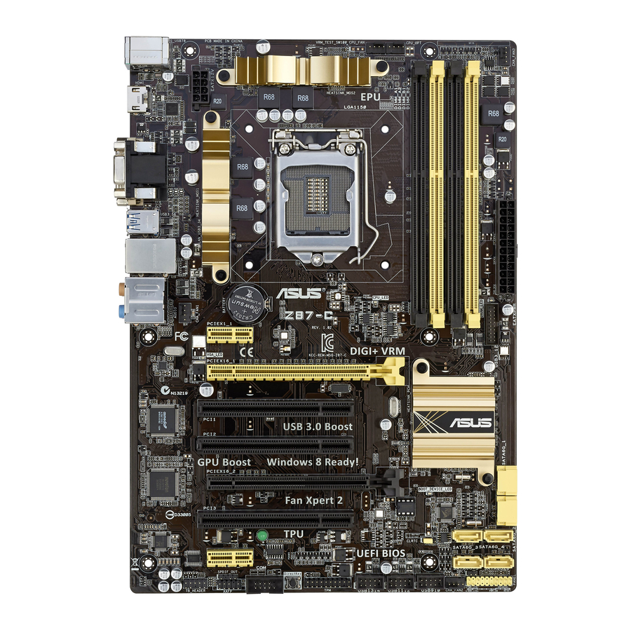 Asus Z87-C Manual Del Usuario
