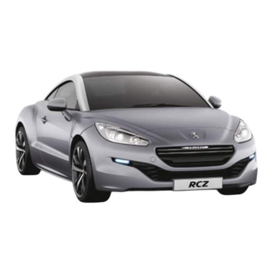 PEUGEOT RCZ 2015 Guía De Utilización