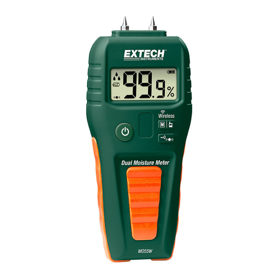 Extech MO55W Manuales