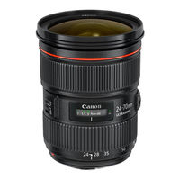 Canon EF24-70mm f/2.8L USM Manual De Instrucciones