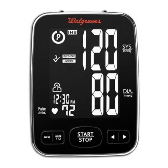 Walgreens WGNBPA-750 Manual De Instrucciones