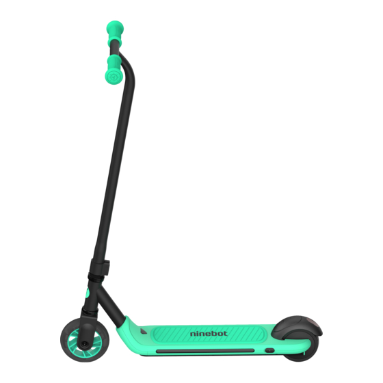 Segway Ninebot eKickScooter ZING A6 Manuales