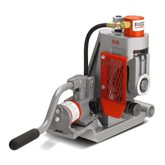 RIDGID 918 Manual Del Operador