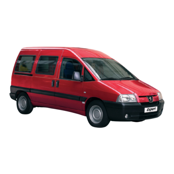 PEUGEOT EXPERT 2005 Manual De Instrucciones