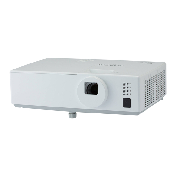 Hitachi CP-DX351 Manual Del Usuario